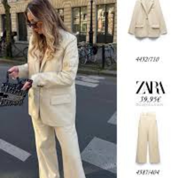 Zara Faux Leather Full Length Pants Bloggers Favorite. - Picture 8 of 13